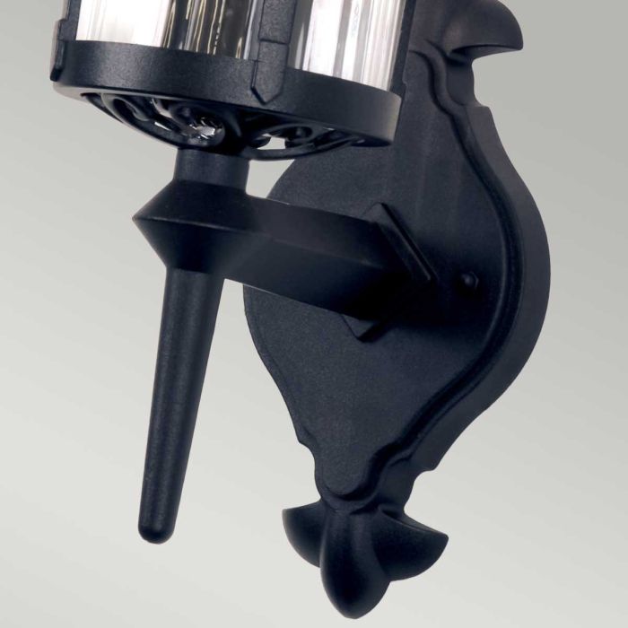 Hereford 1 Light Wall Lantern - Black