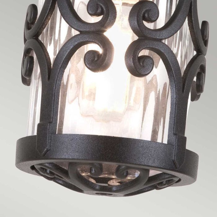Hereford 1 Light Porch Lantern - Black