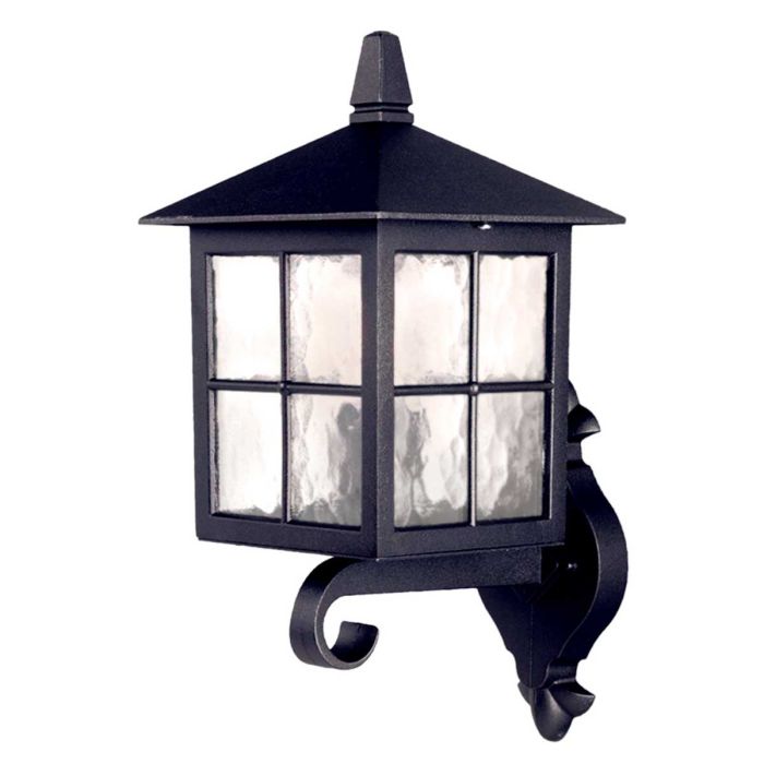 Winchester 1 Light Wall Up Lantern - Black