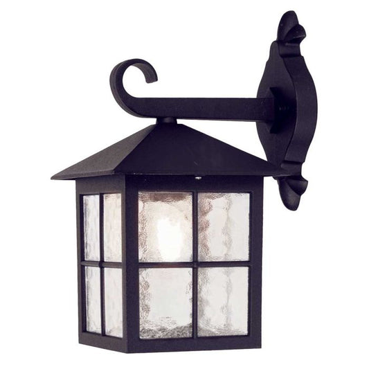 Winchester 1 Light Wall Down Lantern - Black