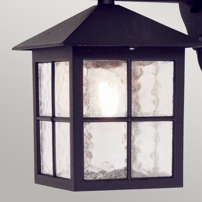 Winchester 1 Light Wall Down Lantern - Black