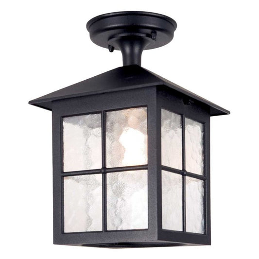 Winchester 1 Light Porch Lantern - Black