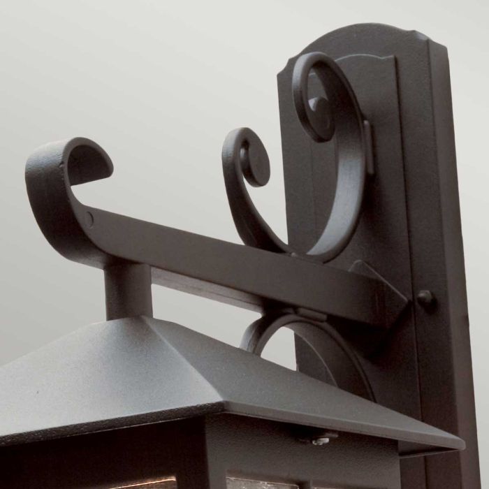 Winchester 1 Light Wall Down Lantern - Black - Exterior