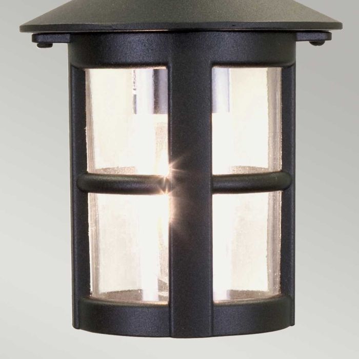 Hereford 1 Light Chain Lantern - Black