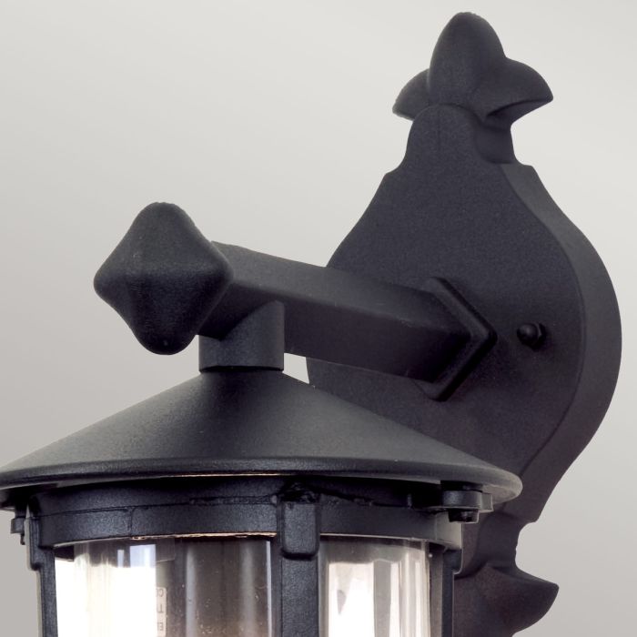 Hereford Wall Down Lantern - Black