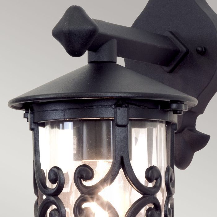 Hereford Wall Down Lantern - Black