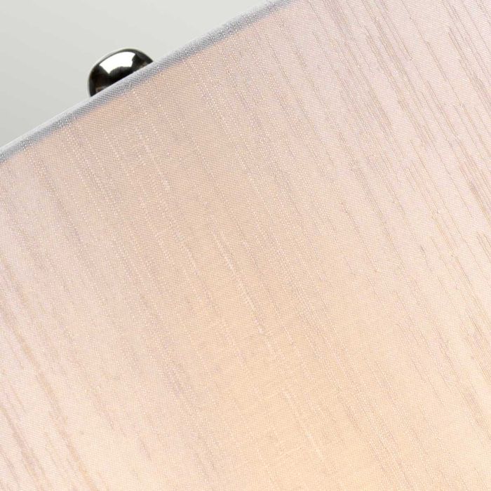 Blue Globe 1 Light Table Lamp - Blue with Light Grey Shade