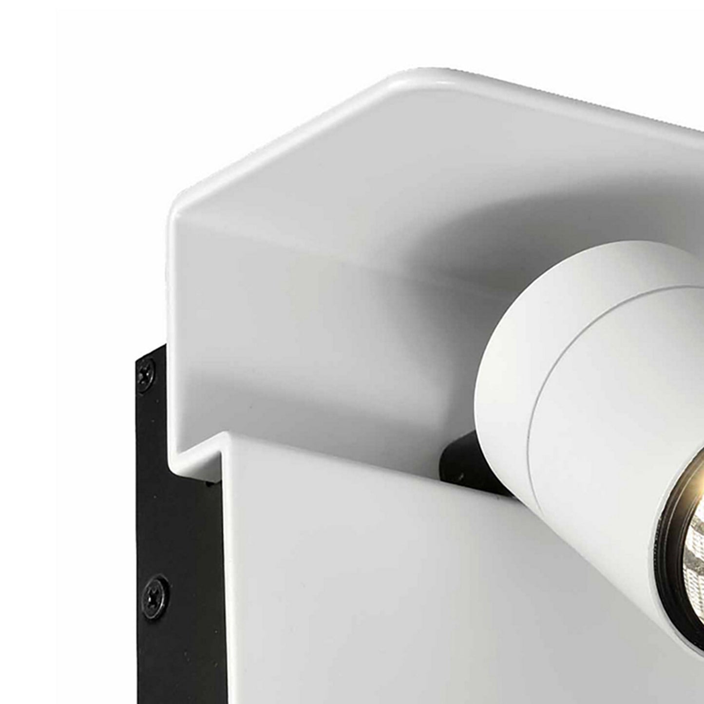 Bocaray Surface Mounted Spot / Wall Light 1 x 7W LED 3000K, 500lm, Matt White / Black, 3yrs Warranty by Mantra