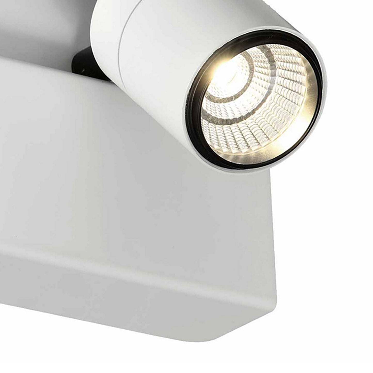 Bocaray Surface Mounted Spot / Wall Light 1 x 7W LED 3000K, 500lm, Matt White / Black, 3yrs Warranty by Mantra