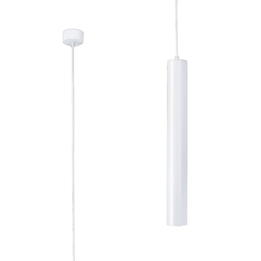 Bolonia 1 Light Pendant, 7W LED, CCT Switchable 2700/3200/4000K, 970/1050/1058lm, White, 3yrs Warranty by Mantra