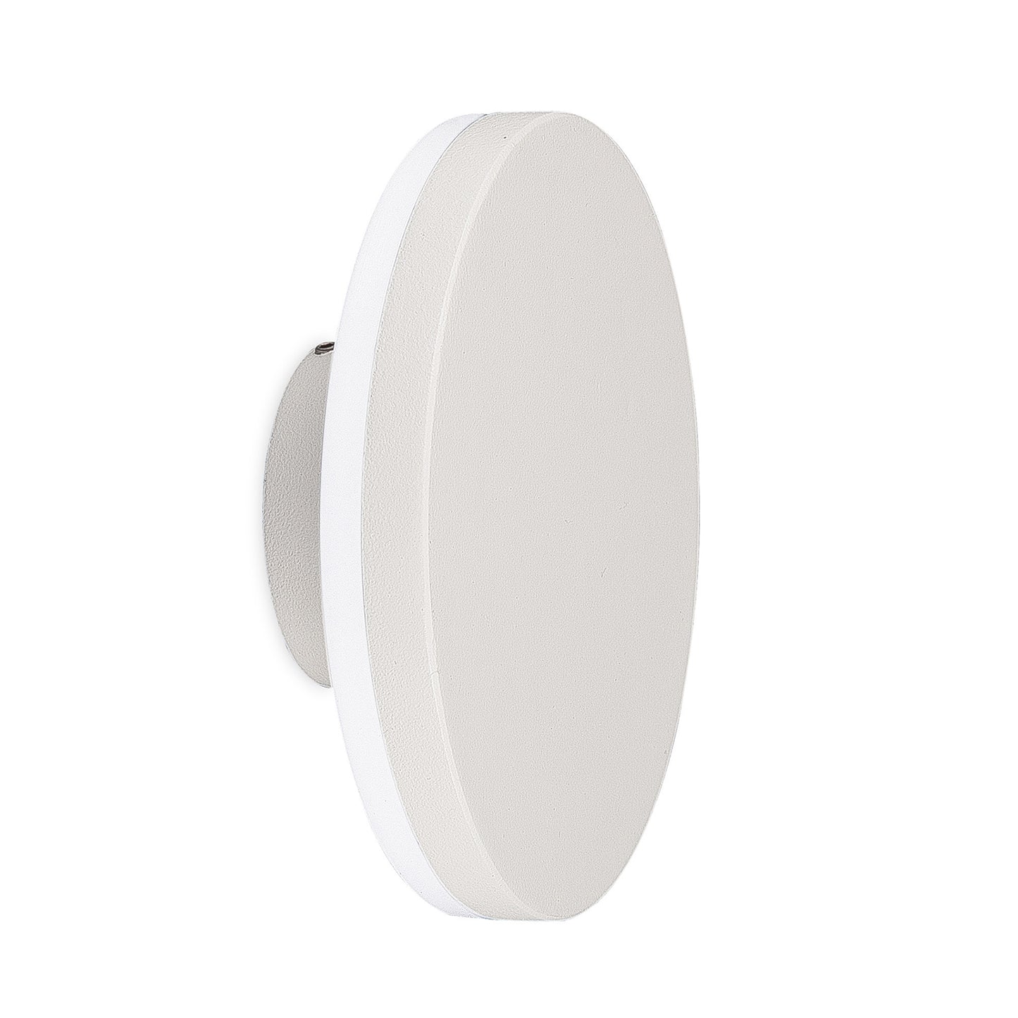 Bora Round Wall Lamp, 9.6W LED, 3000K, 720lm, IP54, White, 3yrs Warranty by Mantra