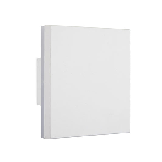 Bora Square Wall Lamp, 9.6W LED, 3000K, 720lm, IP54, White, 3yrs Warranty by Mantra