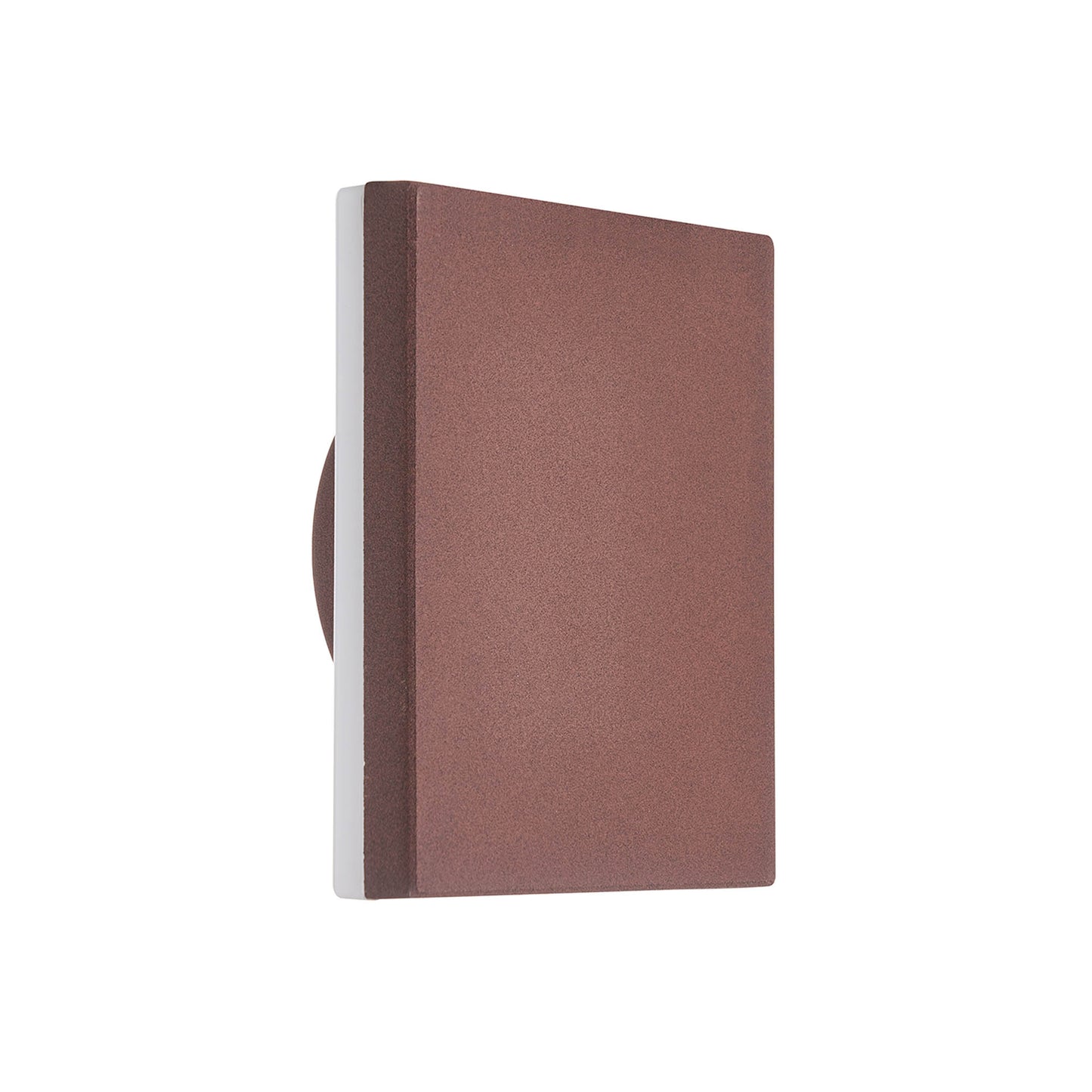 Bora Square Wall Lamp, 9.6W LED, 3000K, 720lm, IP54, Rust Brown, 3yrs Warranty by Mantra