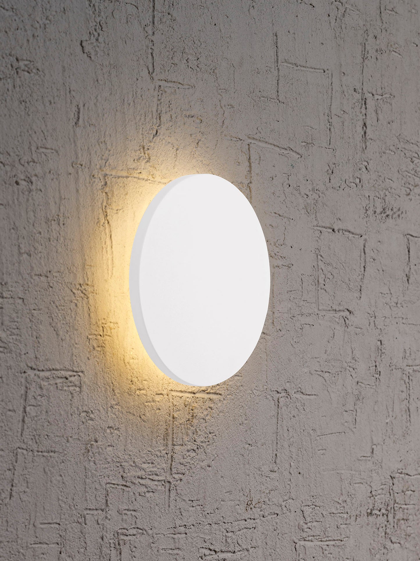 Bora Bora Wall Light 13.5cm Round 6W LED 3000K, 540lm, Matt White, 3yrs Warranty by Mantra