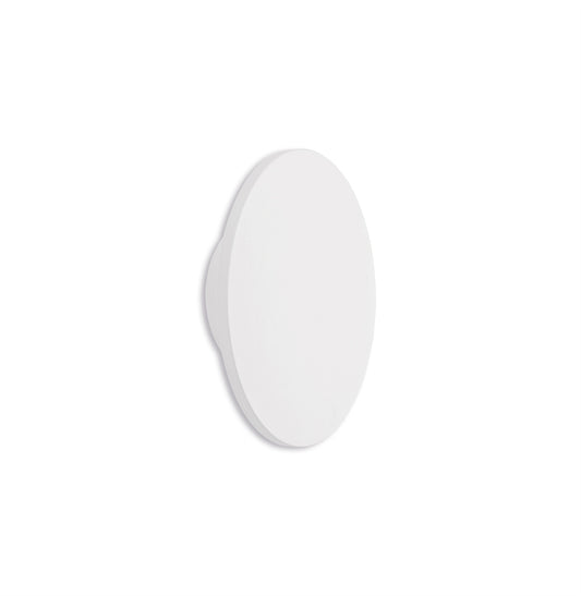 Bora Bora Wall Light 13.5cm Round 6W LED 3000K, 540lm, Matt White, 3yrs Warranty by Mantra