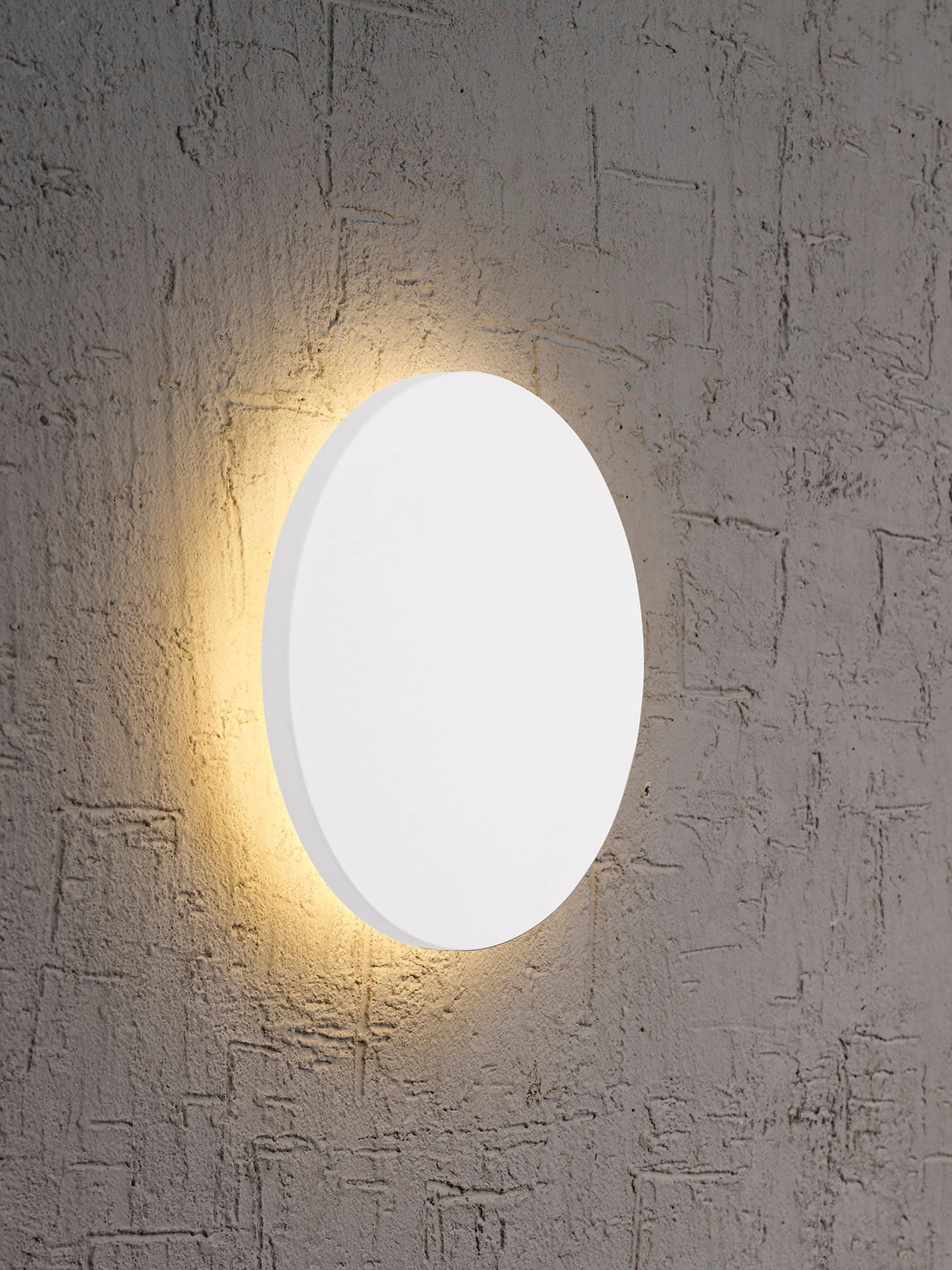 Bora Bora Wall Light 18cm Round 12W LED 3000K, 1080lm, Matt White, 3yrs Warranty by Mantra