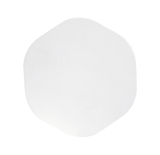Bora Bora Wall Light 14.4cm Hexagonal 6W LED 3000K, 540lm, Matt White, 3yrs Warranty by Mantra