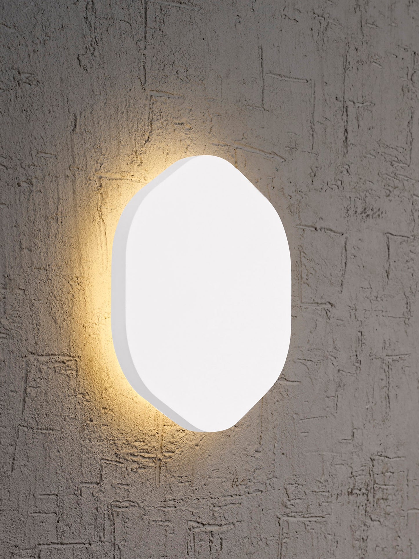 Bora Bora Wall Light 19.2cm Hexagonal 12W LED 3000K, 1080lm, Matt White, 3yrs Warranty by Mantra
