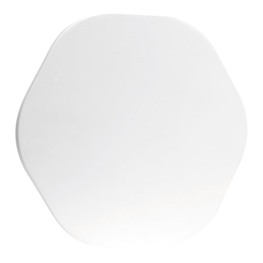 Bora Bora Wall Light 19.2cm Hexagonal 12W LED 3000K, 1080lm, Matt White, 3yrs Warranty by Mantra