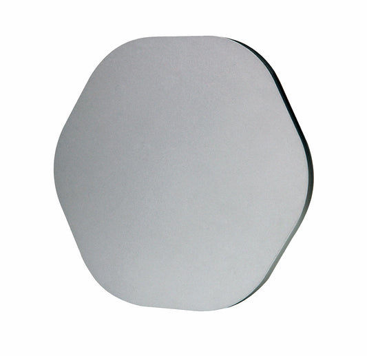 Bora Bora Wall Light 14.4cm Hexagonal 6W LED 3000K, 540lm, Silver Paint, 3yrs Warranty by Mantra