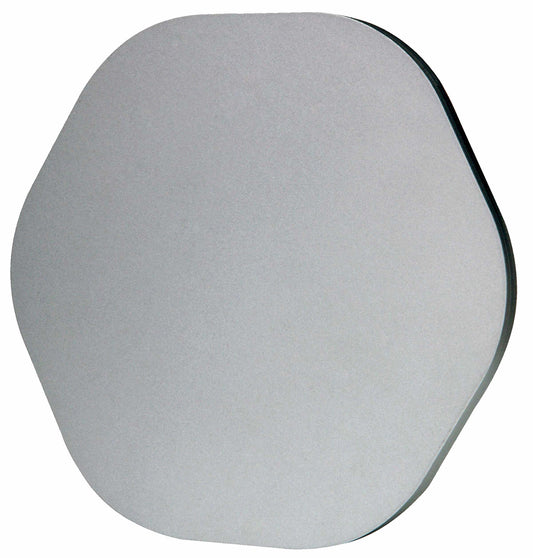 Bora Bora Wall Light 19.2cm Hexagonal 12W LED 3000K, 1080lm, Silver Paint, 3yrs Warranty by Mantra
