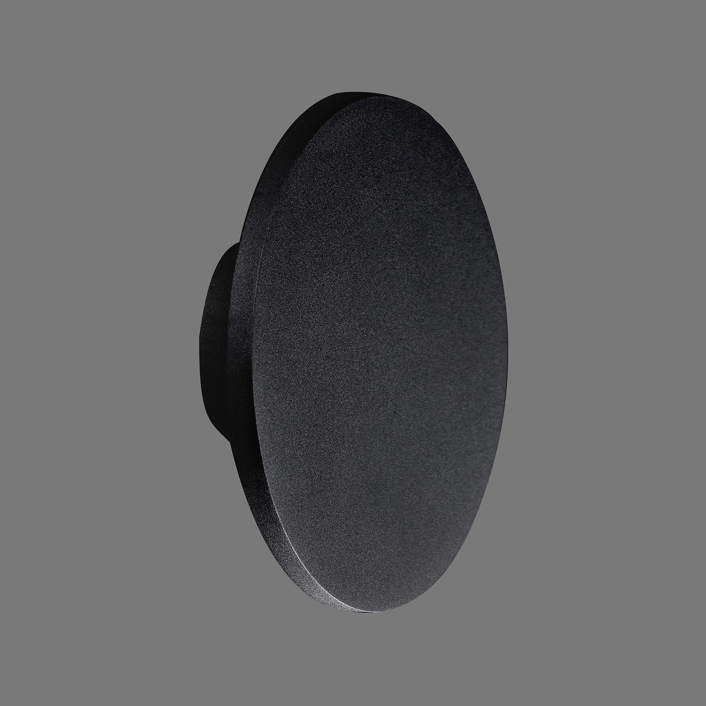 Bora Bora Wall Light 27cm Round 16W LED 3000K, 1350lm, Matt Black, 3yrs Warranty by Mantra