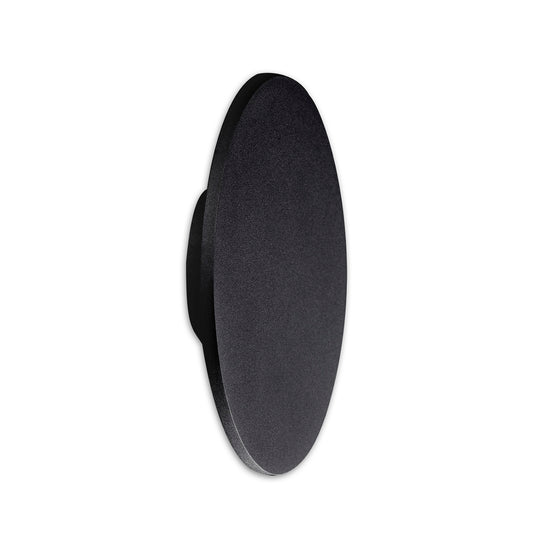 Bora Bora Wall Light 27cm Round 16W LED 3000K, 1350lm, Matt Black, 3yrs Warranty by Mantra