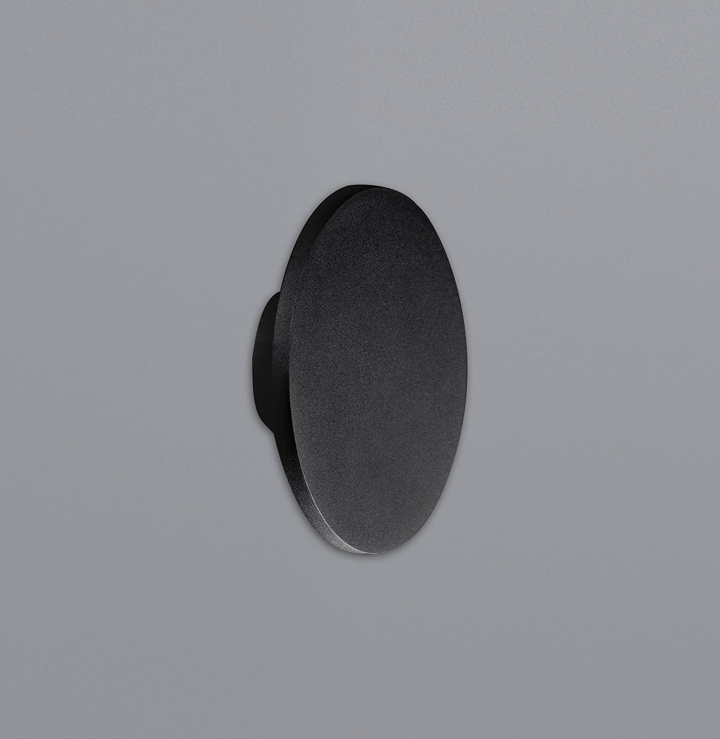 Bora Bora Wall Light 13.5cm Round 6W LED 2700K, 540lm, Matt Black, 3yrs Warranty by Mantra