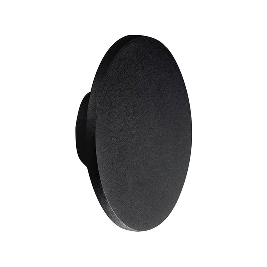 Bora Bora Wall Light 27cm Round 16W LED 2700K, 1350lm, Matt Black, 3yrs Warranty by Mantra