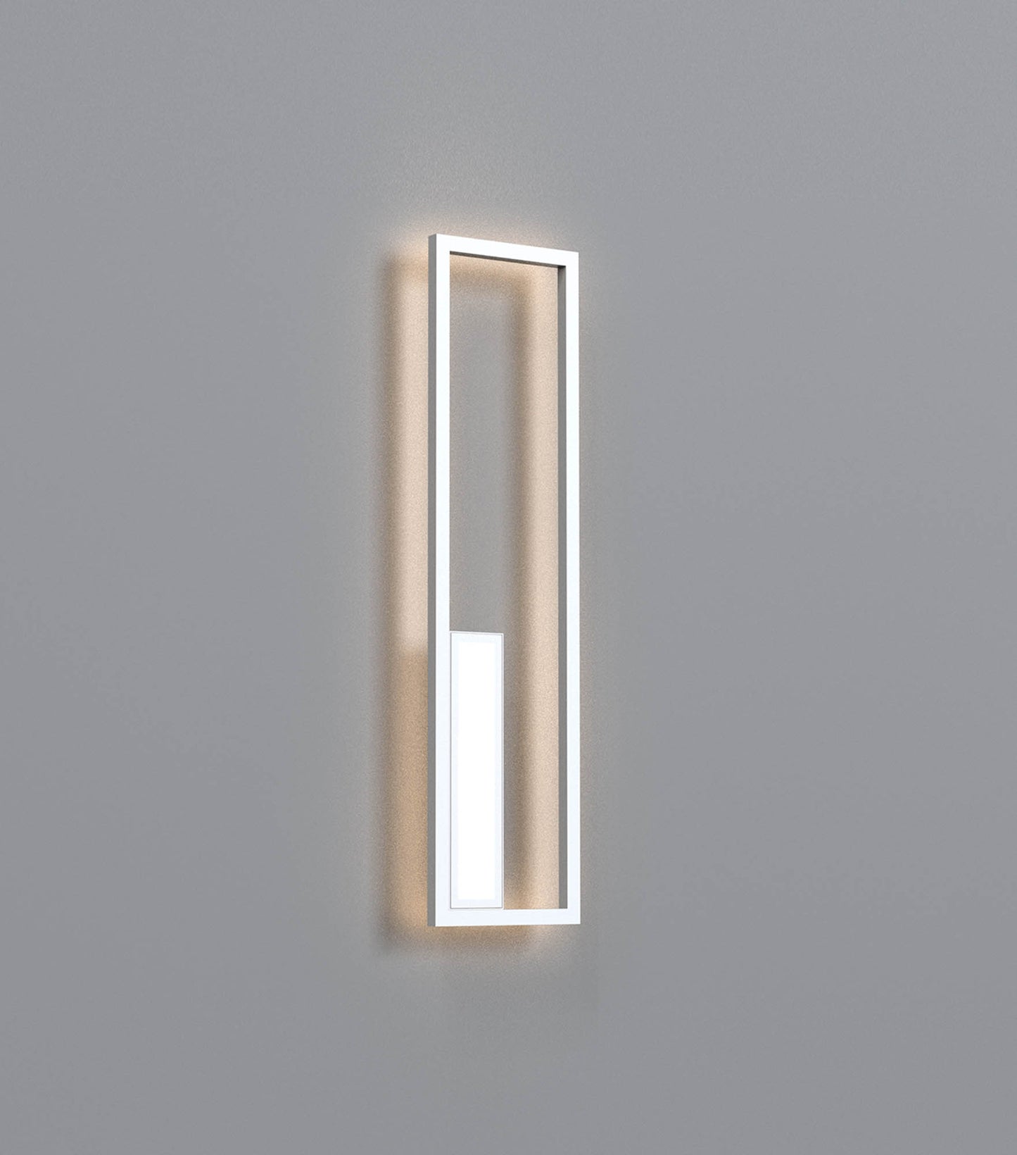 Boutique Rectangle Wall Lamp, 40W LED, 3000K, 2250lm, White, 3yrs Warranty by Mantra