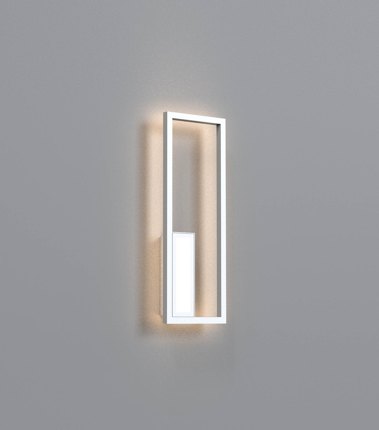 Boutique Rectangle Wall Lamp, 21W LED, 3000K, 1130lm, White, 3yrs Warranty by Mantra