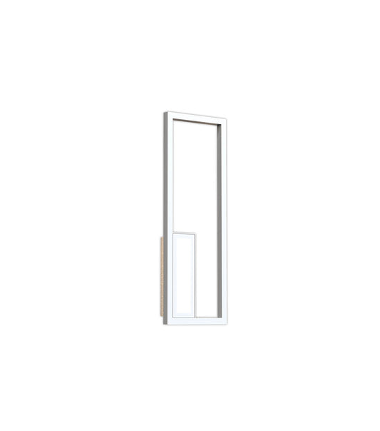 Boutique Rectangle Wall Lamp, 21W LED, 3000K, 1130lm, White, 3yrs Warranty by Mantra