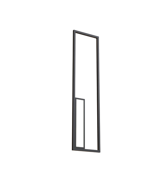 Boutique Rectangle Wall Lamp, 50W LED, 3000K, 2740lm, Black, 3yrs Warranty by Mantra