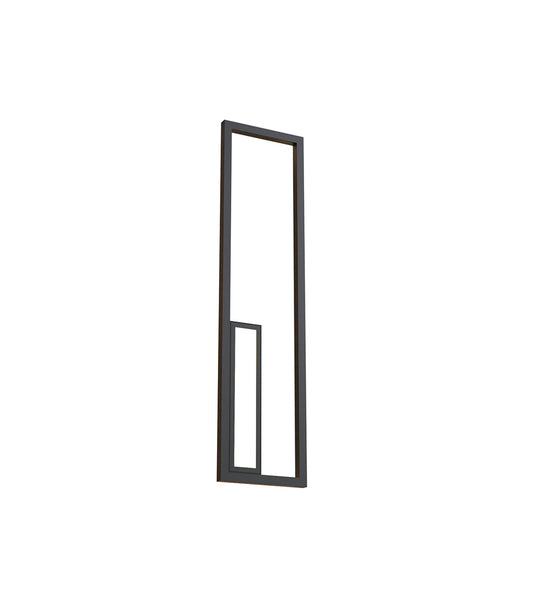 Boutique Rectangle Wall Lamp, 40W LED, 3000K, 2250lm, Black, 3yrs Warranty by Mantra