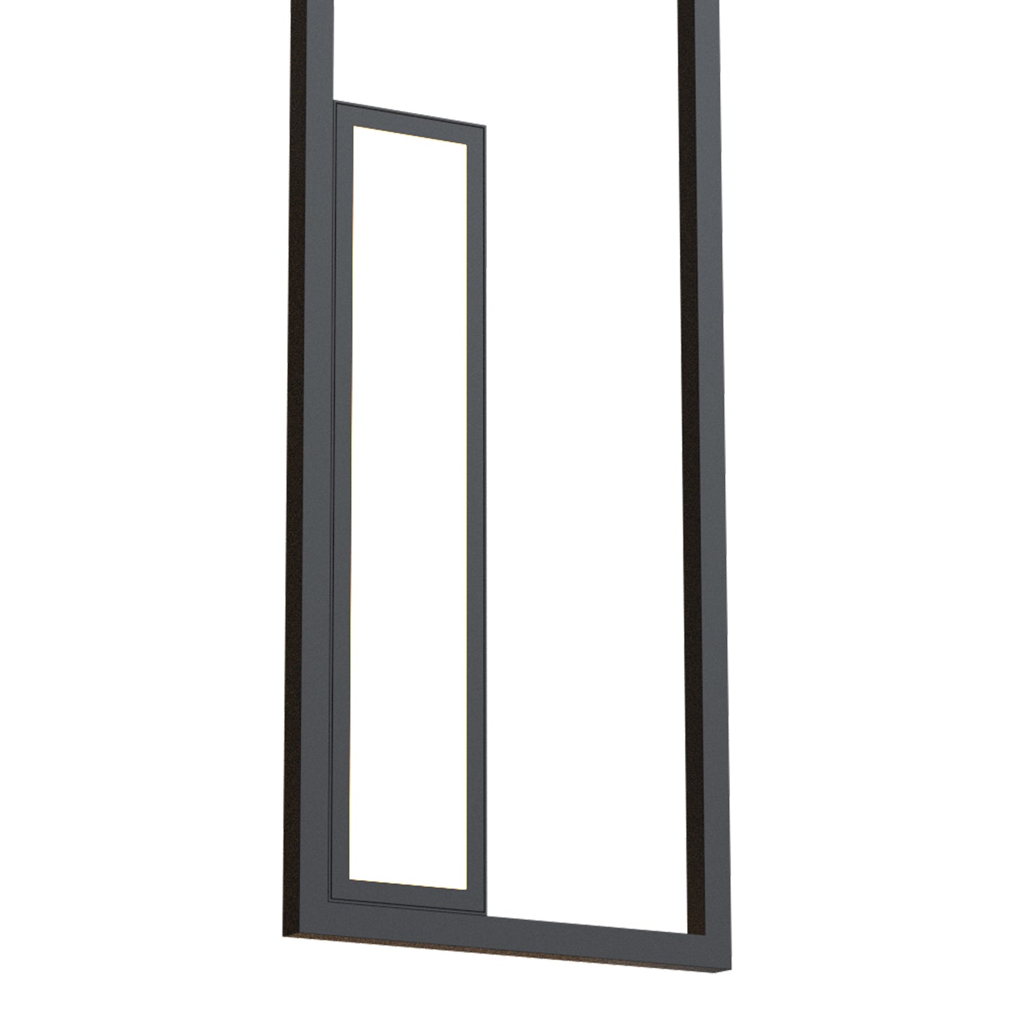 Boutique Rectangle Wall Lamp, 21W LED, 3000K, 1130lm, Black, 3yrs Warranty by Mantra