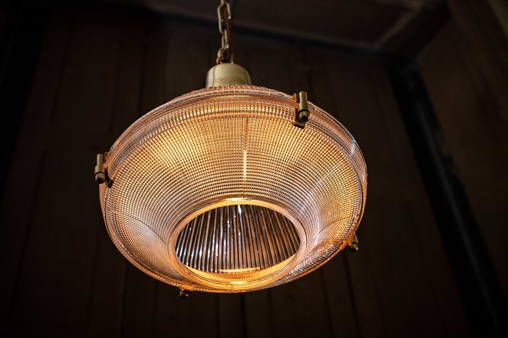 Soho Lighting Hollen Polished Brass Brimmed Dome Pendant Light - The Schoolhouse Collection