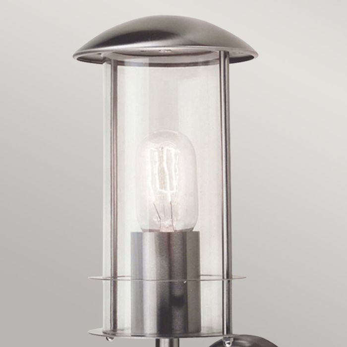 Bruges Stainless Steel 1 Light Wall Lantern - Stainless Steel