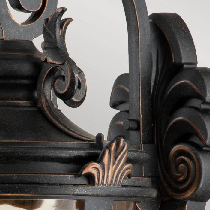 Baltimore 1 Light Large Wall Lantern - Weathered Bronze