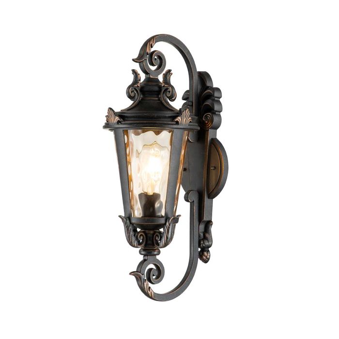 Baltimore 1 Light Medium Wall Lantern - Weathered Bronze