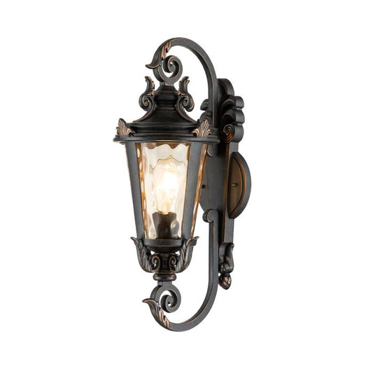 Baltimore 1 Light Medium Wall Lantern - Weathered Bronze