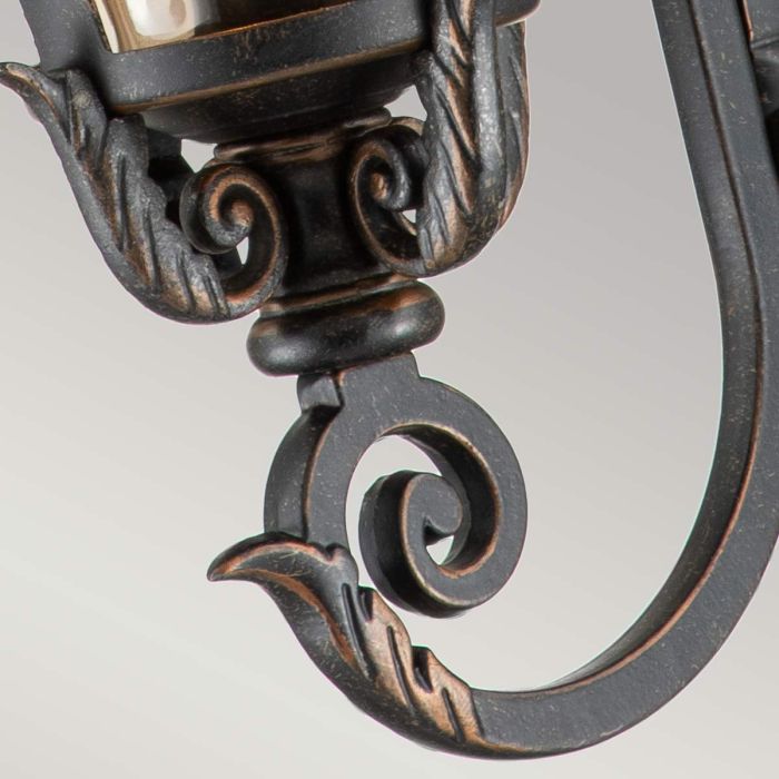 Baltimore 1 Light Medium Wall Lantern - Weathered Bronze