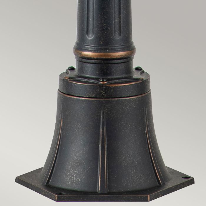 Baltimore 1 Light Medium Pillar - Weathered Bronze