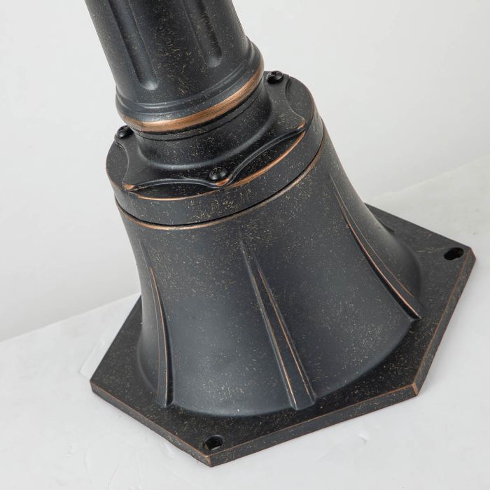 Baltimore 1 Light Medium Pillar - Weathered Bronze