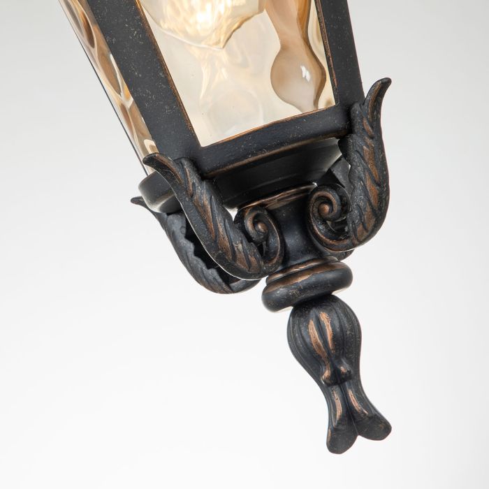 Baltimore 1 Light Medium Chain Lantern - Weathered Bronze