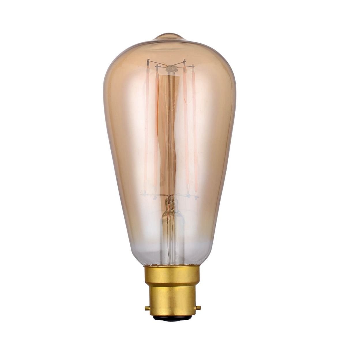 (Pack of 5) LED Rustika Light Bulb (Lamp) B22 4W 240LM