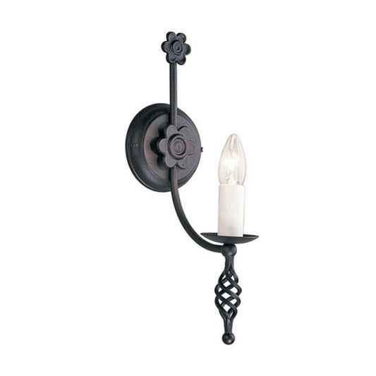 Belfry 1 Light Wall Light - Black