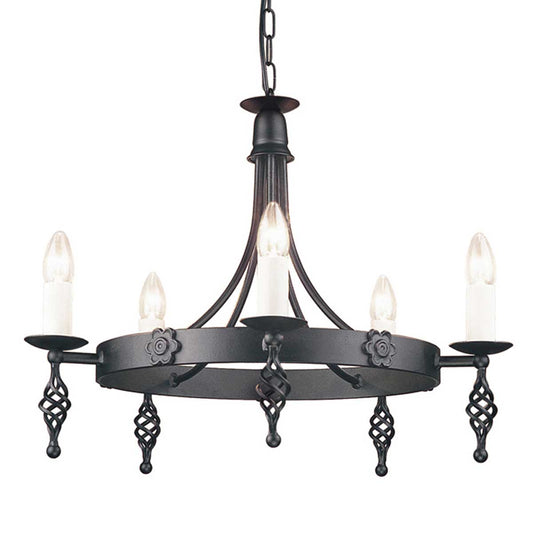 Belfry 5 Light Chandelier Black