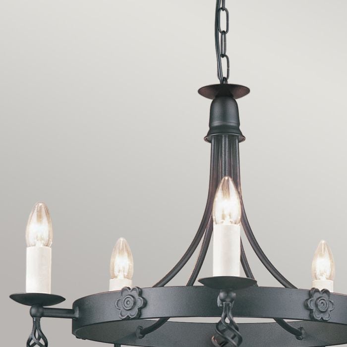Belfry 5 Light Chandelier - Black