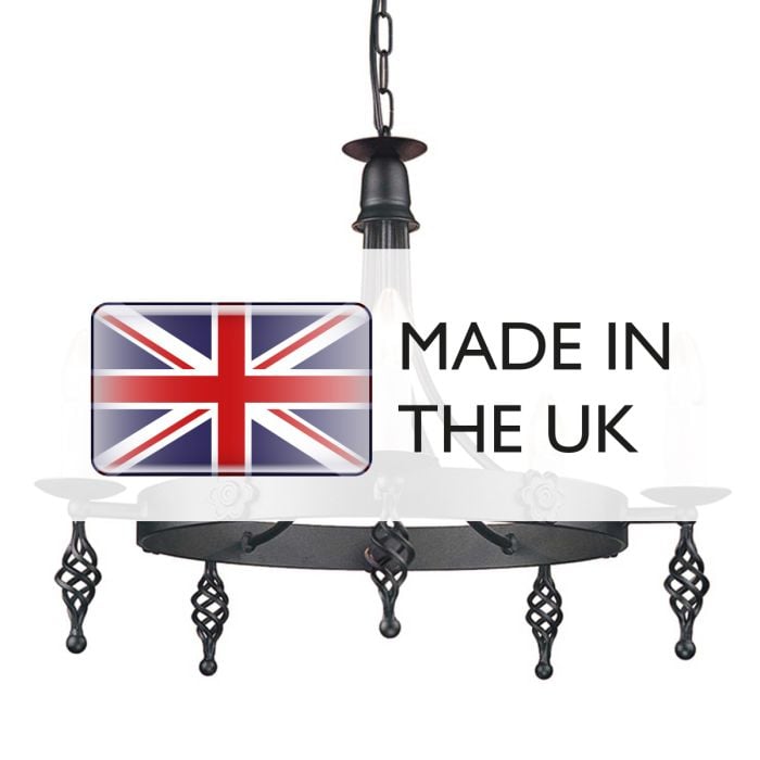 Belfry 5 Light Chandelier - Black