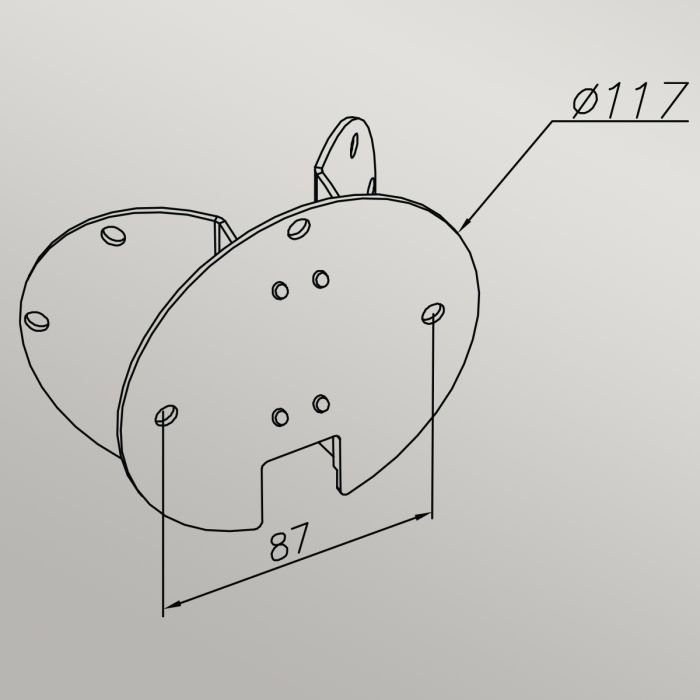 Corner Bracket 8 - Galvanised